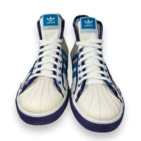 Adidas 2009 NZA Shell Mid Top "NBA Hornets" G05976 RARE Women's 11 - Picture 3 of 11